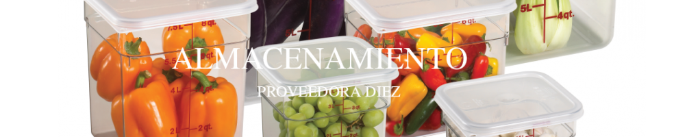 almacenamiento de alimentos ingredientes - Proveedora Diez