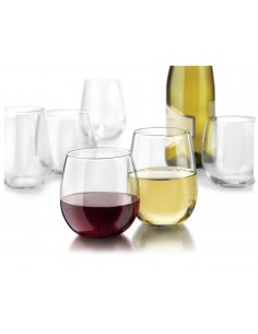 LIBBEY 222 COPA VINA PARA VINO ESTILO STEMLESS DE 495 ML