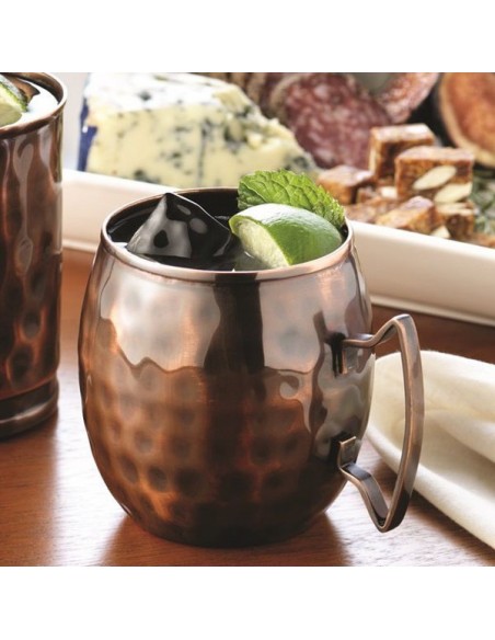 MM-100 TARRO HAMMERED MOSCOW MULE MUG 14 OZ