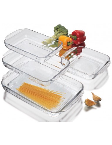 CRISA 2653 BANDEJA PYROREY PARA HORNEAR GRANDE 3 LITROS