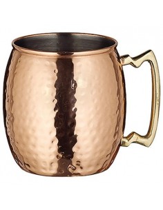 Winco CMM-20H Hammered Moscow Mule Mug 20 oz