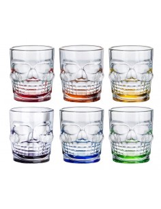 Set de Tequileros Calavera Atomizados