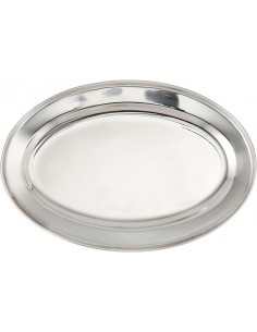 Platon ovalado de acero Winco OPL-20