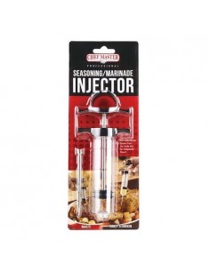 Chef Master 40100CM Jeringa para marinar pavo de plástico 2