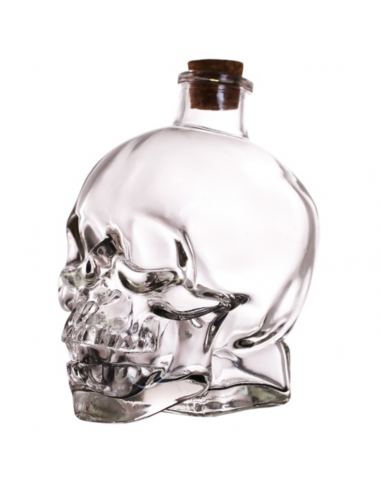 Licorera Botella Calavera Cráneo 12 oz Skull Bottle Bar Products