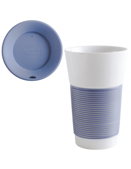 Termo para cafe azul porcelana Kahla cupit 470 ml