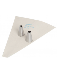 Set de repostería de 2 duyas y manga pastelera Ateco 1465