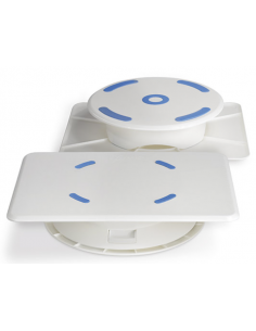 Base giratoria de dos caras para pastel Ateco 609 Two Sided Turntable