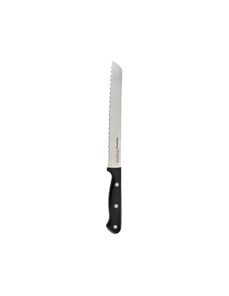 CUCHILLO PANERO MANGO NEGRO 20 CM. 01CURODA411
