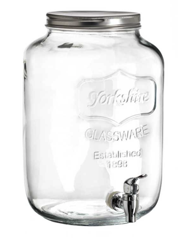 Dispensador mason jar 8 litros con Dispensador Frasco Vittori 2802