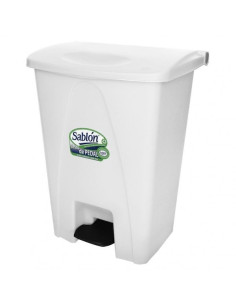 Cesto de pedal 80 L blanco 8542BL Sablon
