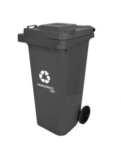 Cesto de sin pedal 120 L gris inorgánico 9304IN Sablon