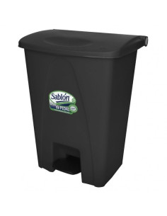 Cesto de pedal 80 L negro 8545NE Sablon