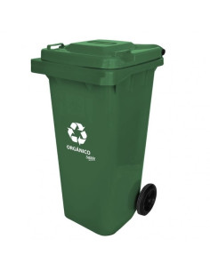 CESTO 120 L VERDE SIN PEDAL ORGANICO
