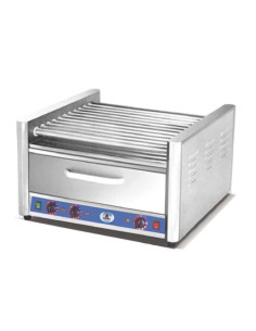 ASADOR DE SALCHICHAS DE 9 TUBOS CON CAJÓN PARA PAN HHD-09A MIGSA