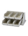 Organizador de condimentos 6 compartimentos versa Cambro 6RS6