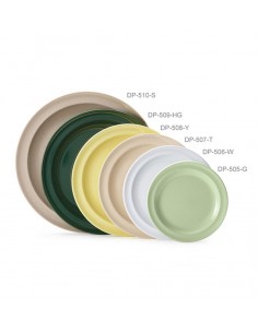 GET DP-510 Plato Trinche 26 cm Melamina Blanca 2